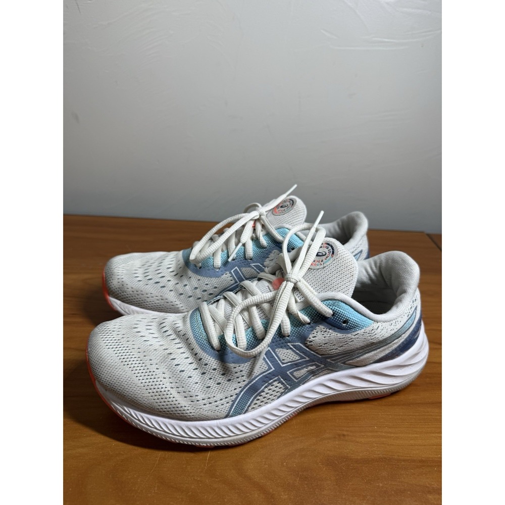 Asics Women's Gel Excite 8 Blue Gray Sneakers Running Size 8 Athletic Shoe